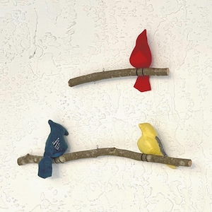 Custom Bird Mobile: American Woodland Nursery Decor on Natural Branches image 11