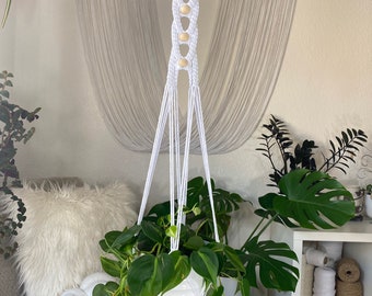 Macrame All Tied Up plant holder