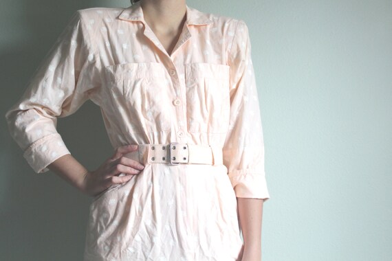 PEACH JUMPER - Vintage Peach Jumper | Midi Dress … - image 1