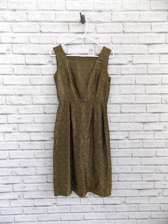 GOLD LEAF - Sleeveless Gold Dress | Sage and Gold… - image 2