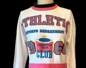 Vintage 1980's Winterset varsity preppy college style sports sweatshirt M