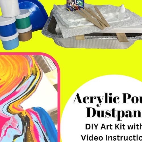 Acrylic Pouring Painting Kit Split Cup Pour Etsy