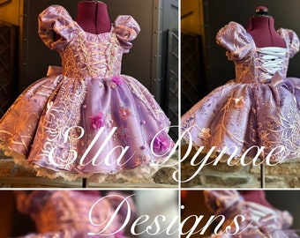 3T READY_TO_SHIP Rapunzel Play-Friendly Couture Dress