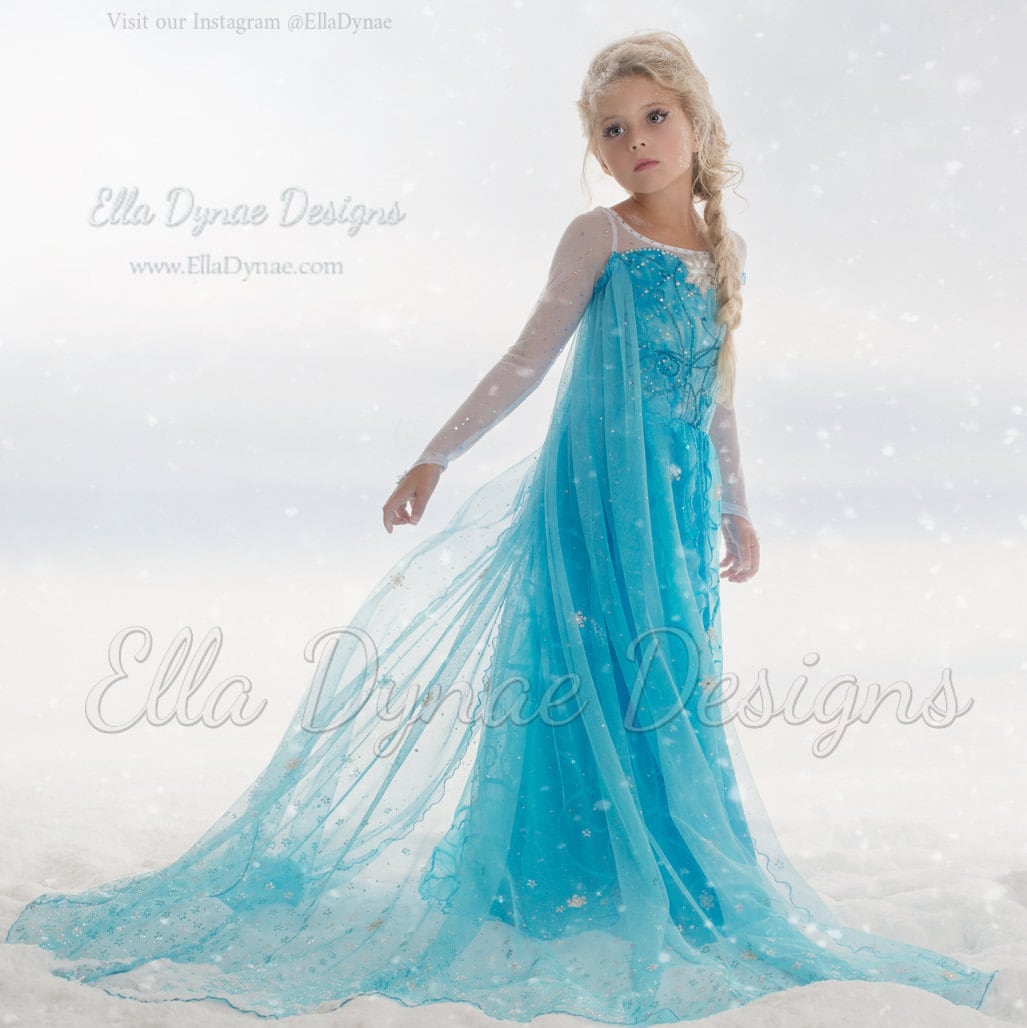 Custom elsa cheap dress