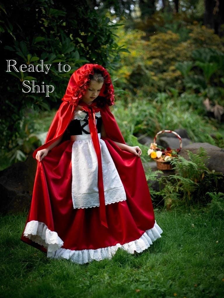 Little Red Riding Hood Dress Adult - Etsy