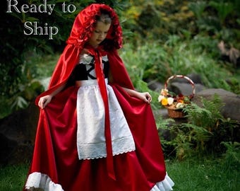 READY_TO_SHIP Size 4 Cape Little Red Riding Hood