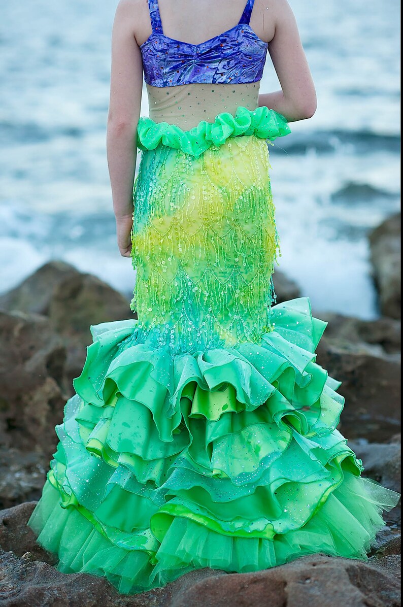 Walkable Ariel Little Mermaid Costume Etsy