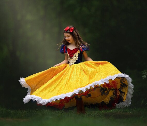 Etsy snow white dress deals