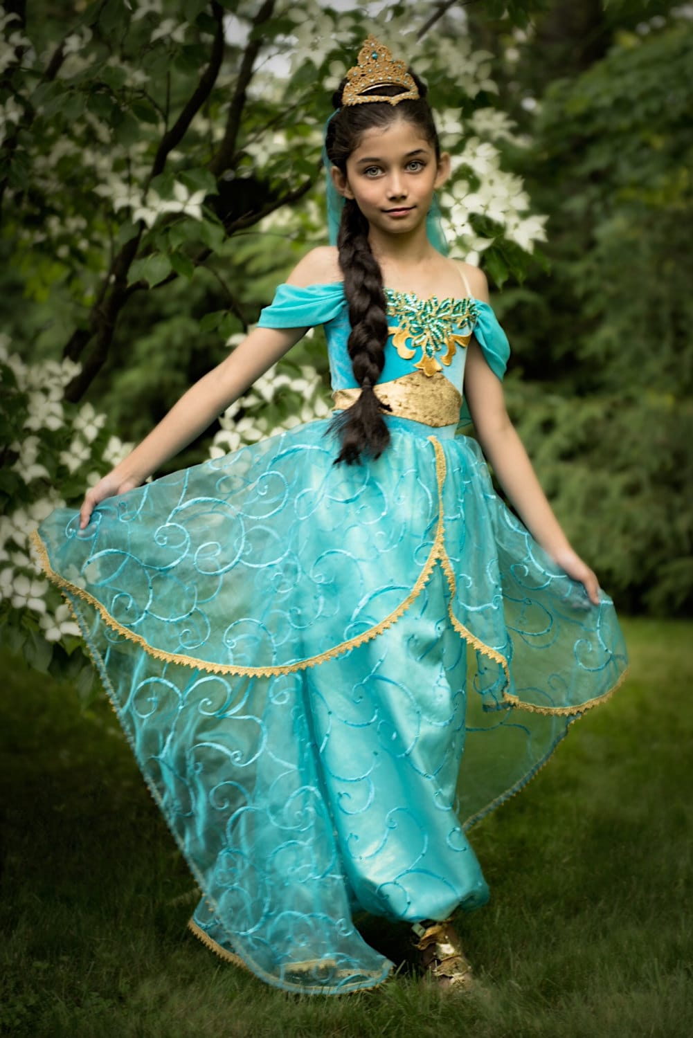 Cutest Ever Homemade Princess Jasmine Costume