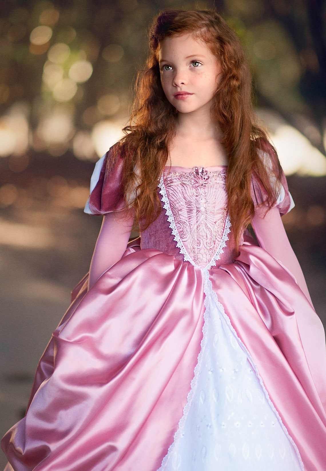 Ariel Disney Inspired Dress Ariel's Pink and White Dress Etsy