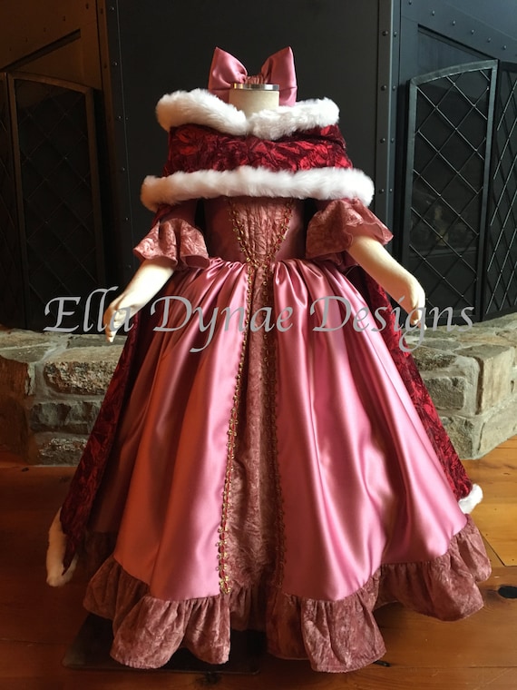 princess belle red dress