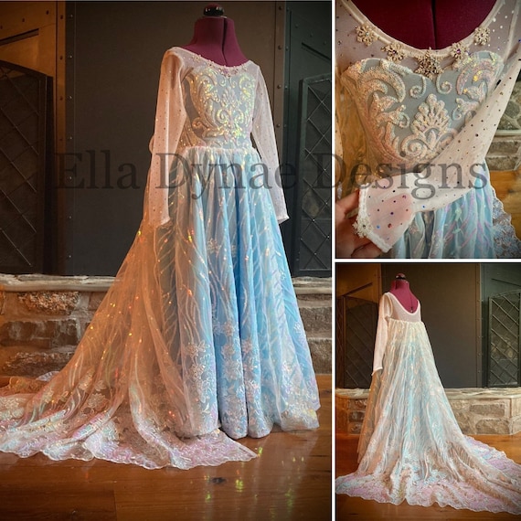 NEW Couture Elsa Dress ~ Frozen Inspired