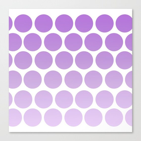 Purple Polka Dot Comforter Ombre Shades Bed Cover Etsy