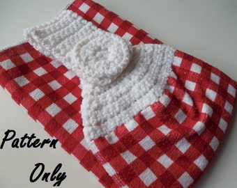 Mönster - Virkad handdukstoppare Mönster - Virkmönster - Handdukstoppare - Direkt nedladdning