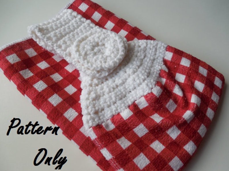 Pattern Crochet Towel Topper Pattern Crochet Pattern Towel Topper Instant Download image 1