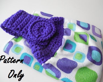 Mönster - Virkad handdukstoppare Mönster - Virkmönster - Handdukstoppare - Direkt nedladdning