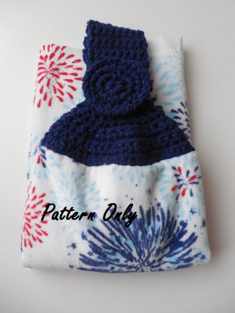 Pattern Crochet Towel Topper Pattern Crochet Pattern Towel Topper Instant Download image 3