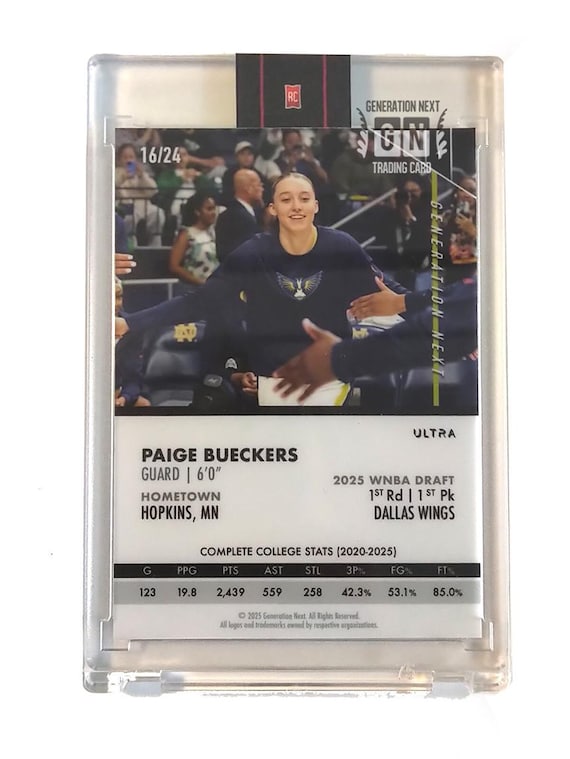 Paige Bueckers / RC / Dallas / shattered glass / Generation Next / 24