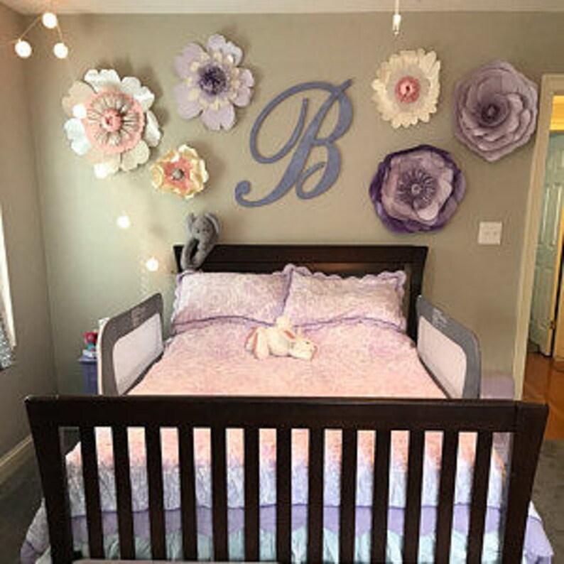 Large Wall Letters Baby Girl Nursery Decor Wooden Letters - Etsy