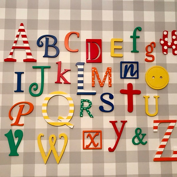 Playroom Letters Etsy
