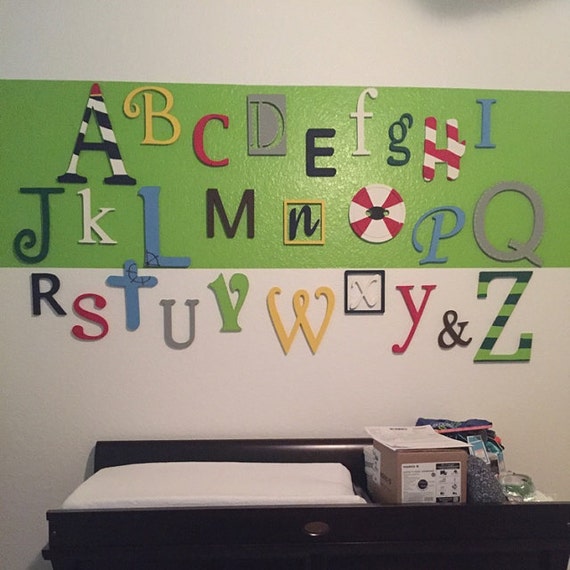 The Crafts Outlet Wooden Letters A To Z Set - 4 Inch Unfinished Plywood Alphabet For DIY Crafts