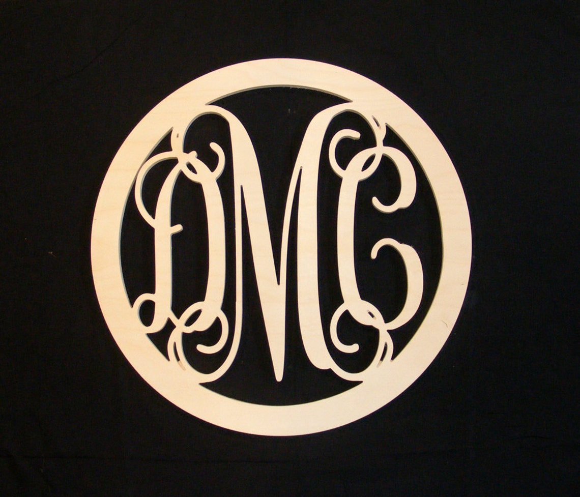 24 Inch Wooden Monogram Wall Hanging Nursery Decor Monogram Etsy