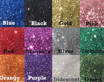 ADD Glitter to the name - Glitter Sparkly Sign - Shiny Glitter Pink or Gold or Black