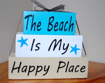 Items Similar To Beach Signs The Beach Is My Happy Place