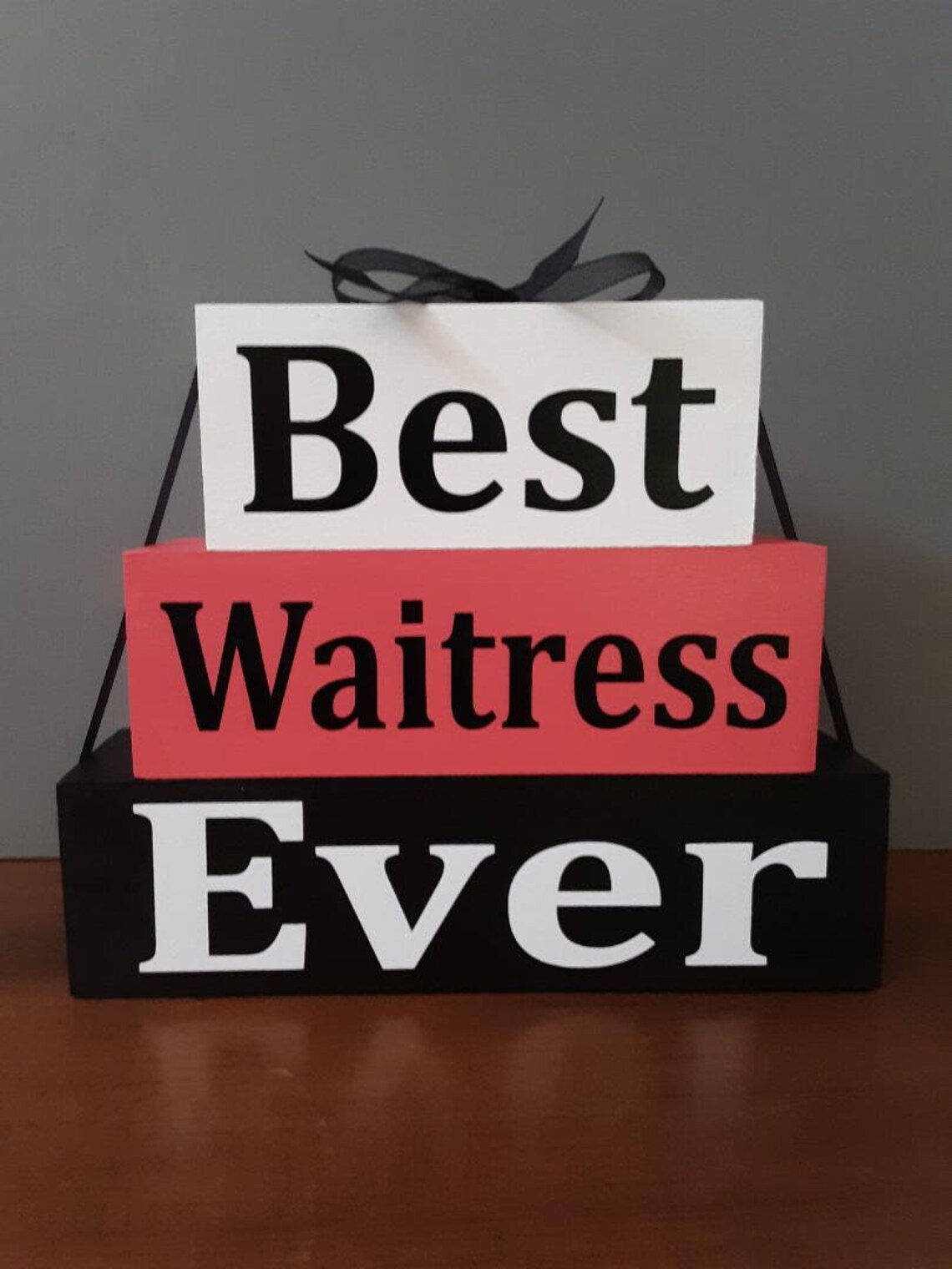 Best Waitress Sign Waitress Gift Thank You Appreciation Etsy