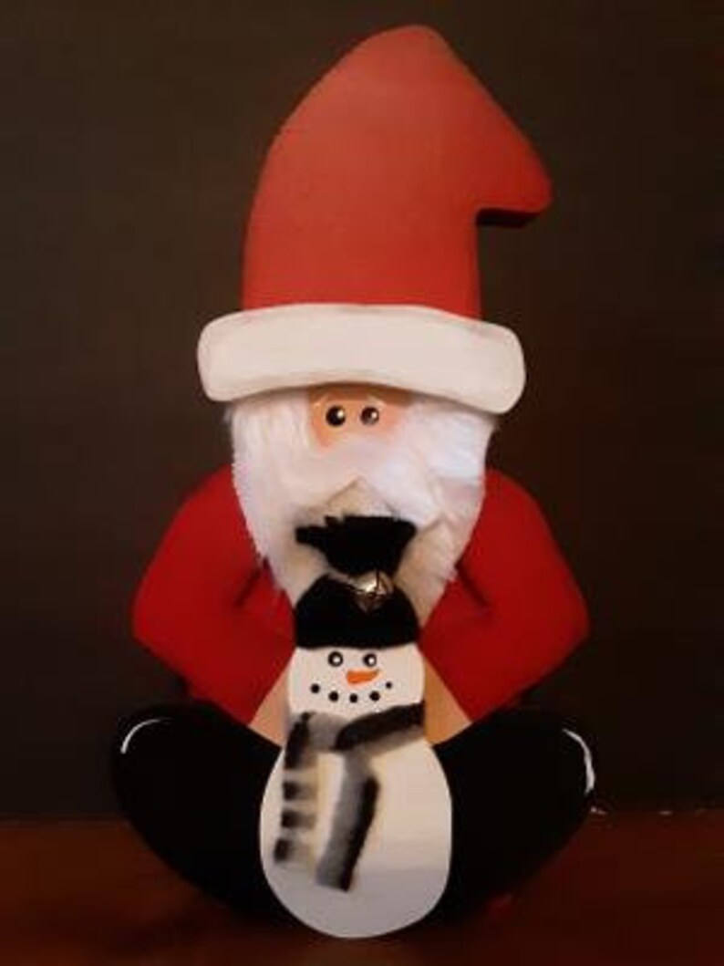 Santa Shelf Sitter Christmas Decor Mantle Decor Etsy