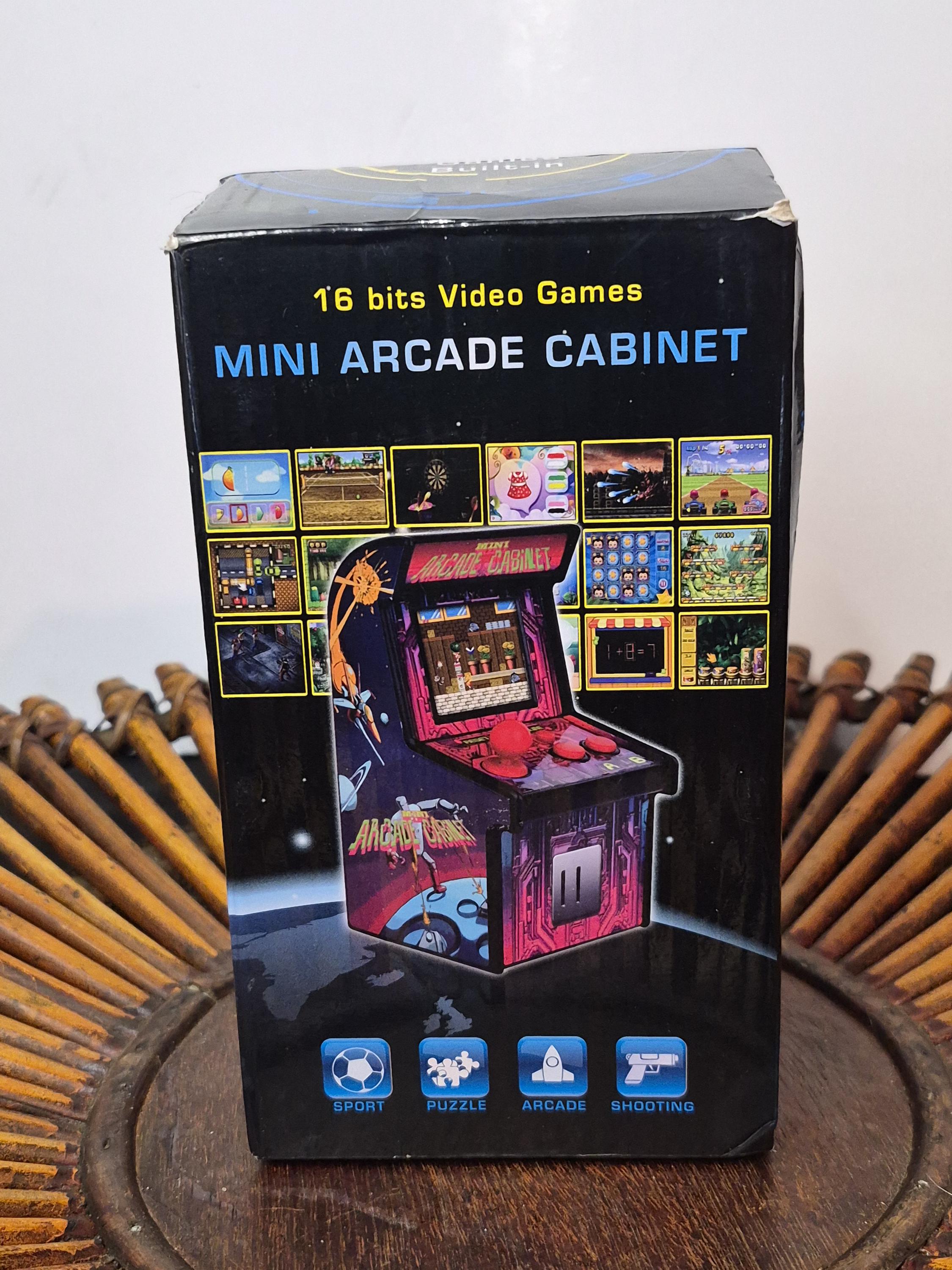 Portable 16 Bit Mini Arcade Cabinet Retro Video Game Console Handheld ...