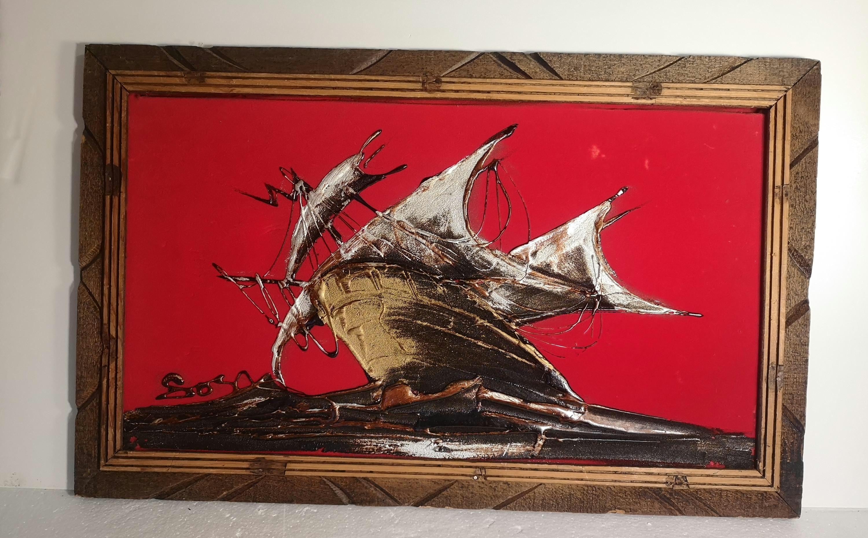 Vintage 1970s Velvet Painting - Etsy