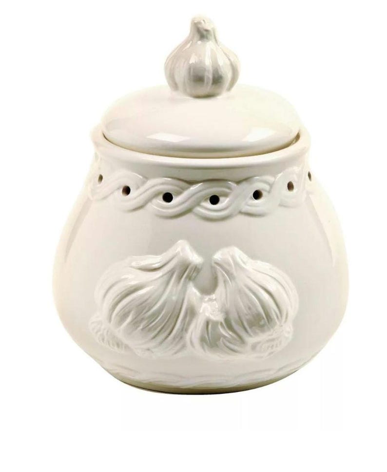 Norpro Stoneware Garlic Keeper - Thumbnail 2