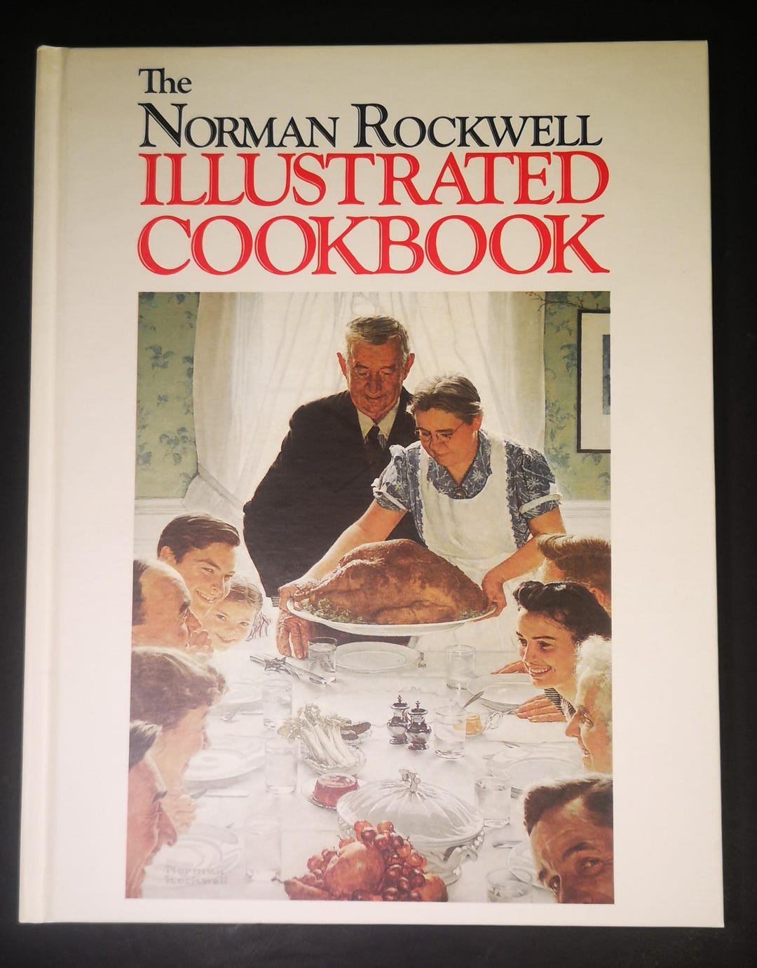 1996 Norman Rockwell Illustrated Art Cookbook, Retro Kitchen, American ...