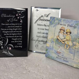 Becky Kelly Friendship Plaque Set – Sentimental Home Decor