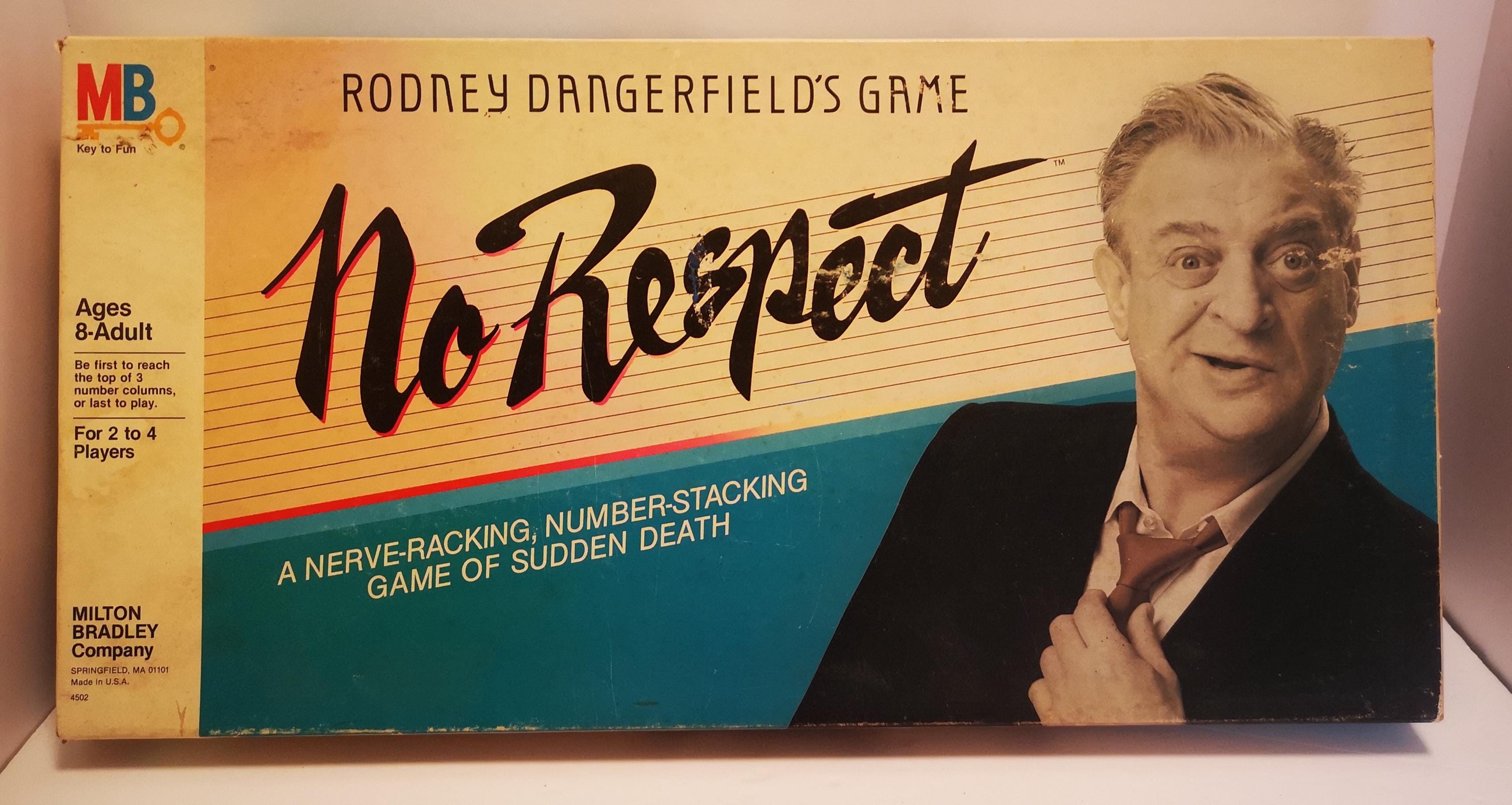 1985 Rodney Dangerfield&#39;s: No Respect Milton Bradley Vintage Board Game #4502 Complete Instructions and all pieces!