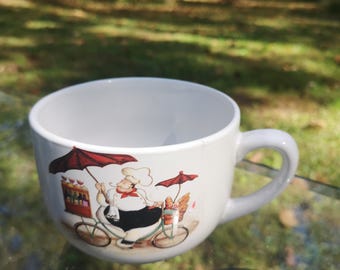 Vintage French Chefs Mug by Trisa, Sommelier & Boulanger Featured on Tall  Mug, 1990s to Early Aughts Kitchen Theme - Etsy