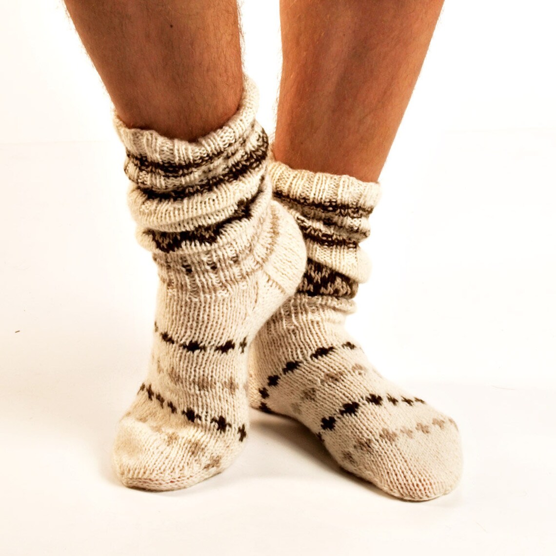 wool-socks-men-socks-hand-knitted-ornamented-socks-natural-white