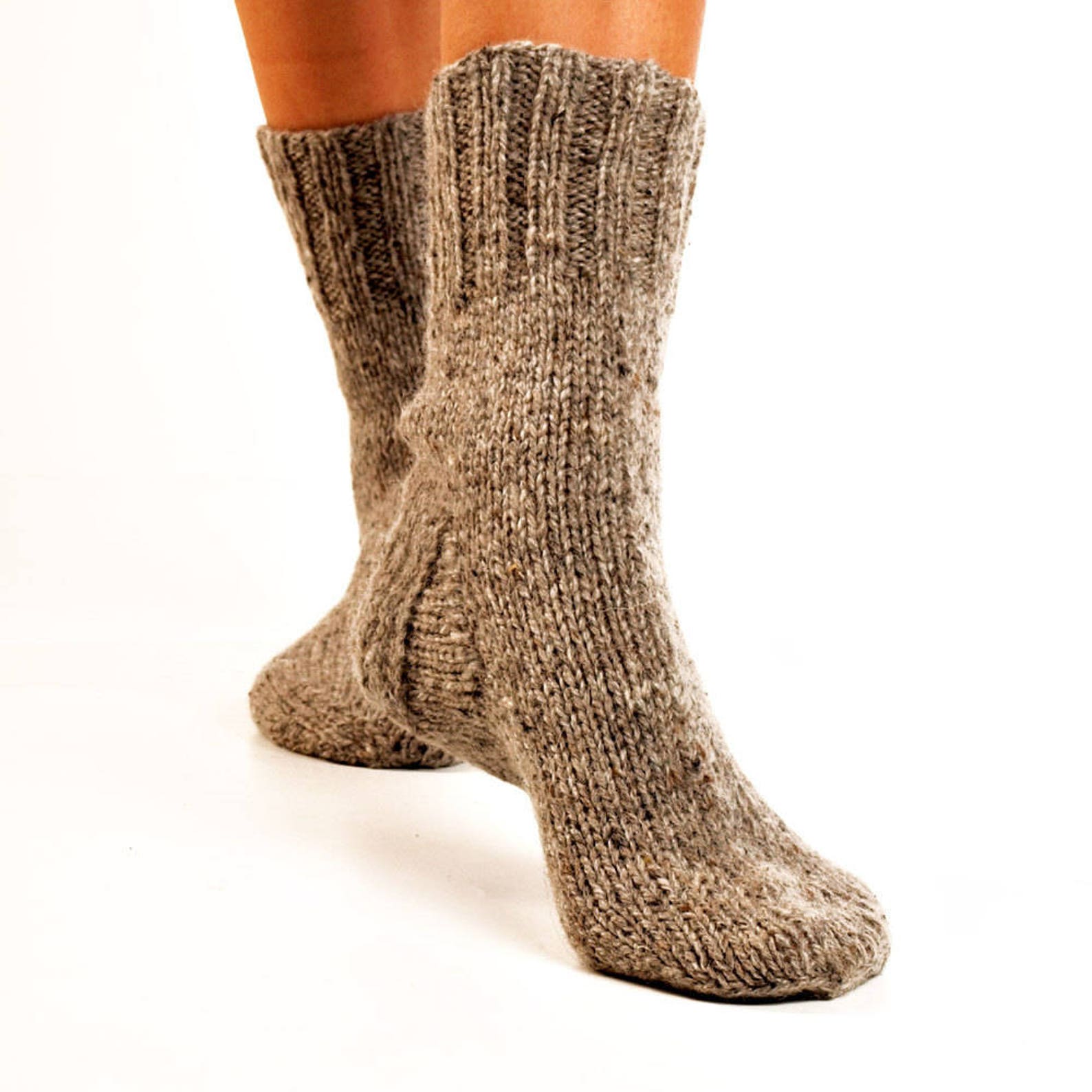 WOMAN WOOL SOCKS touring Back Roads. Hand Knitted - Etsy