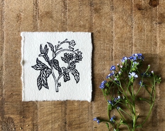 Mini Nature Linocuts