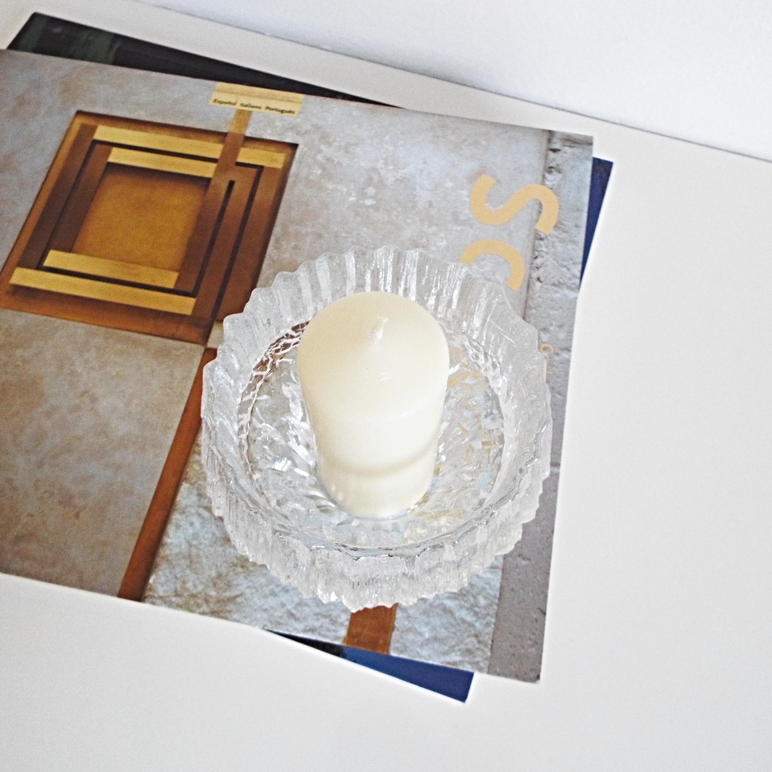 イッタラ ステラリア ガラス キャンドル ホルダー: キャンドル