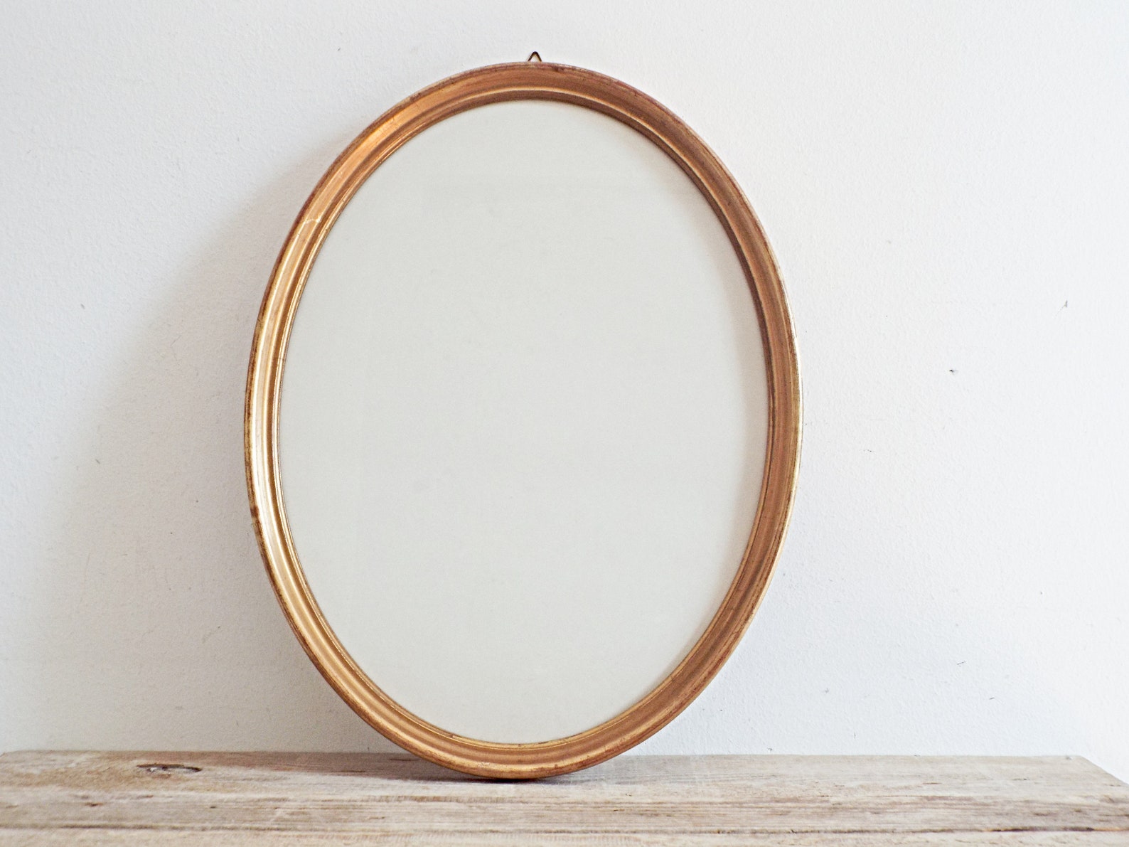 Big GOLDEN OVAL FRAME wooden frames wall hanging picture frame Etsy