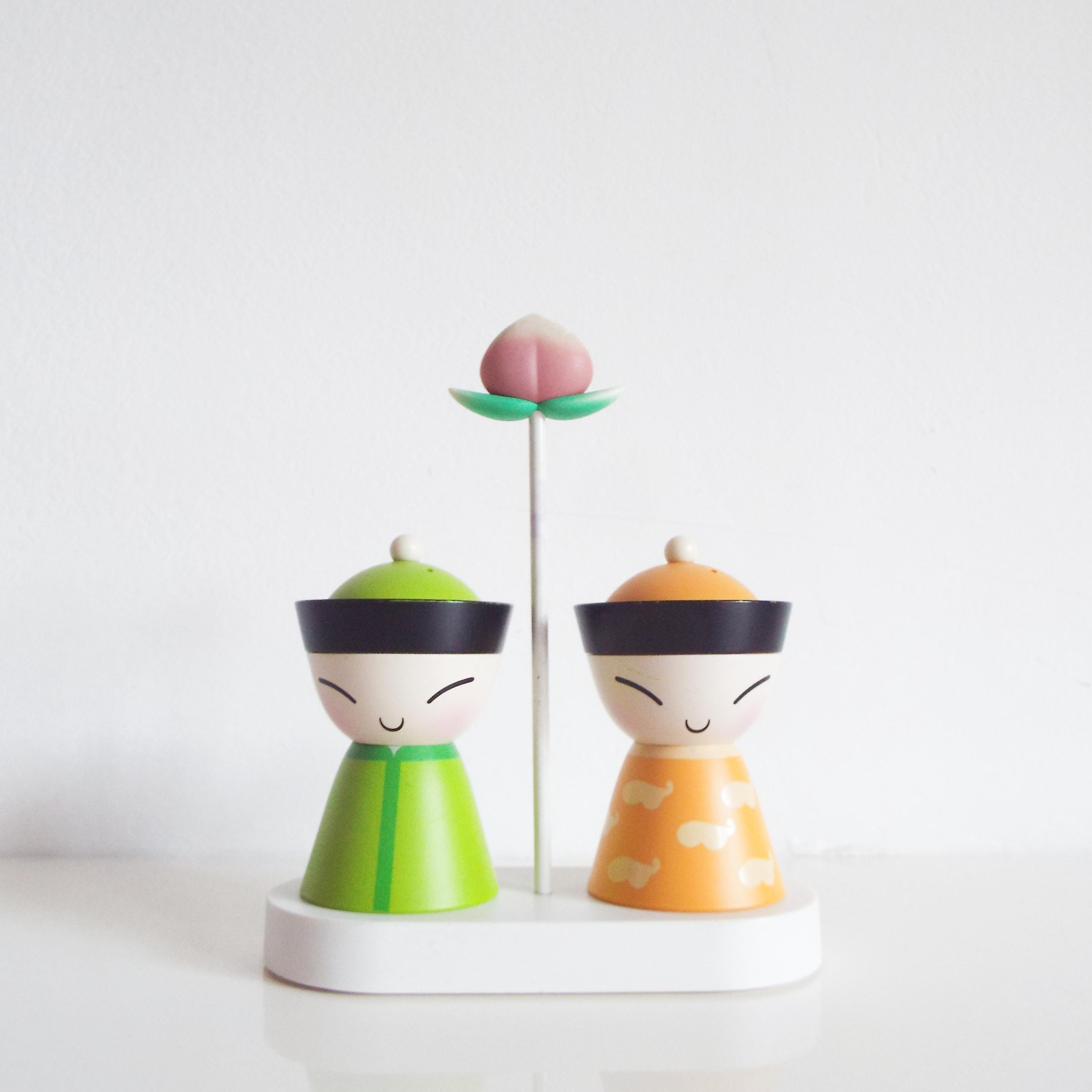ALESSI アレッシィ　Mr.Mrs.Chin ソルト&ペッパーセット　レア Alessi Mr and Mrs Chin - Etsy