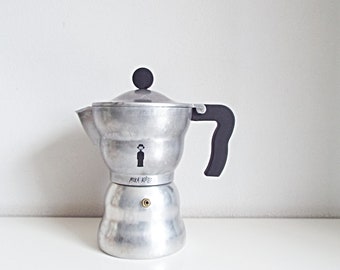 cafetière Alessi vintage, machine à expresso, cafetière, caffetiera italienne, Alessi Alessandro Mendini, amateurs de café, bar et ustensiles de bar