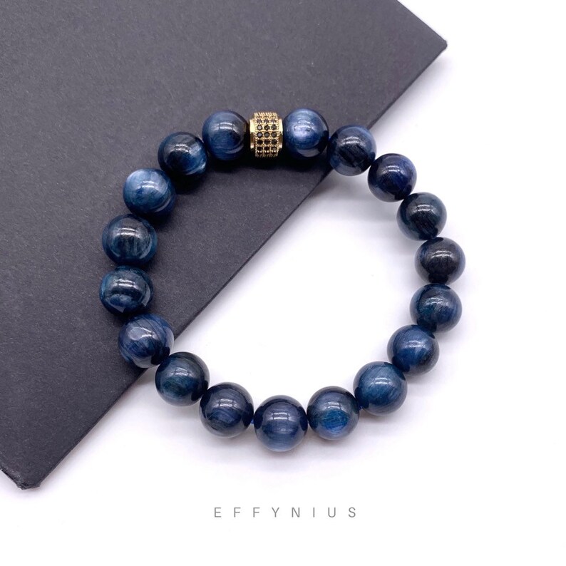 Blue Kyanite The Classic Premium Natural Gemstone Bracelet