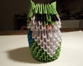 Little owl Origami 3d