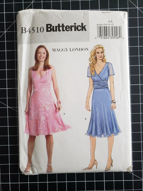 Uncut Butterick 4510 Maggy London Dress 