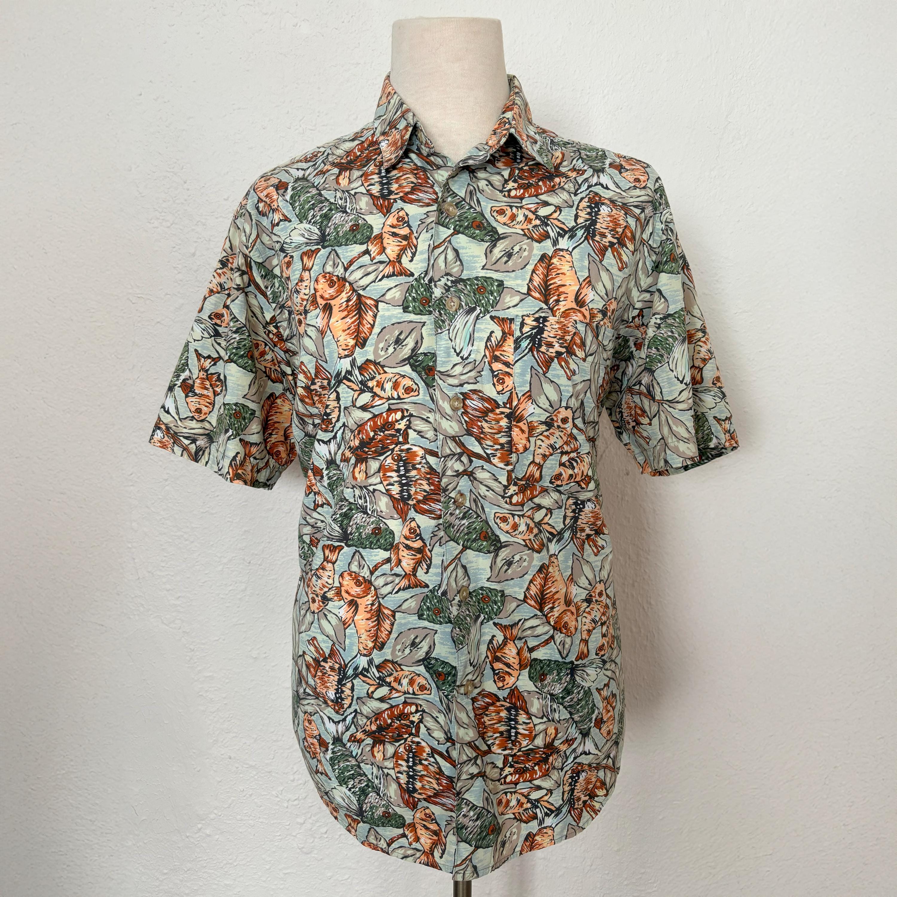 80s Banana Republic ハワイアンシャツ ヴィンテージ 80s BANANA REPUBLIC バナリパ オープンカラー コットン