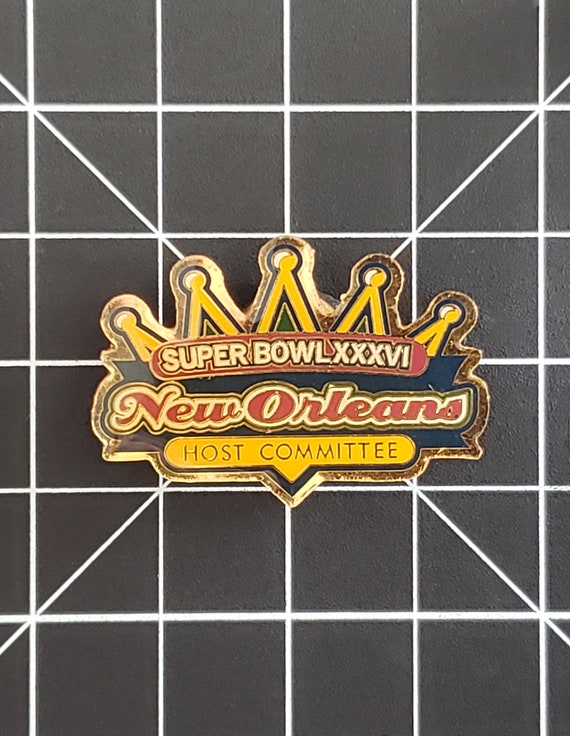 2001 Super Bowl XXXVI Host Committee Pin | 2000s V