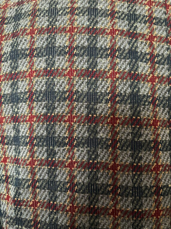1960s Knit Plaid Sport Coat by Travelknit for Sea… - image 6